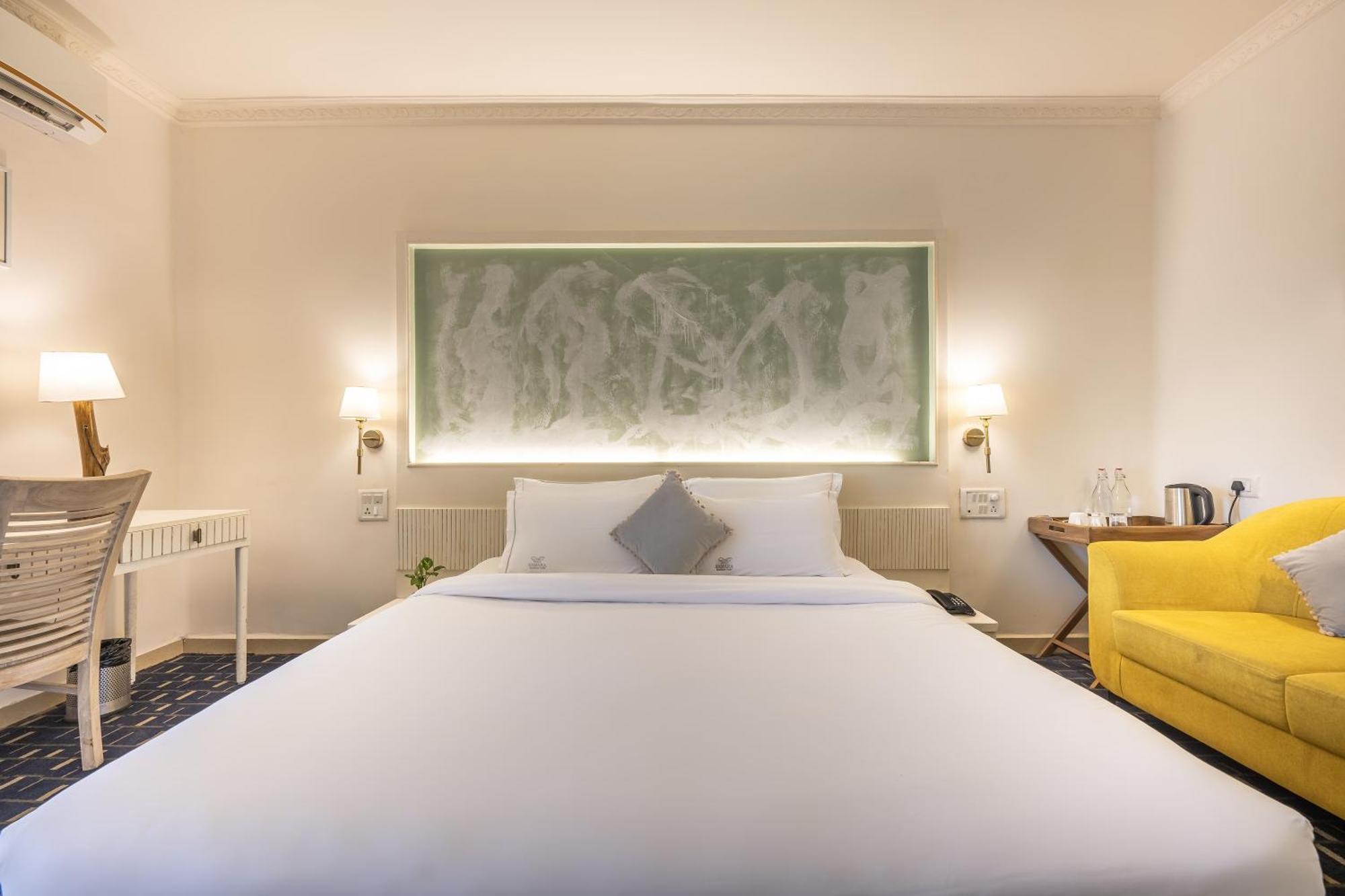 Echor Samara Morjim Goa Sea View Restro Hotell Exteriör bild