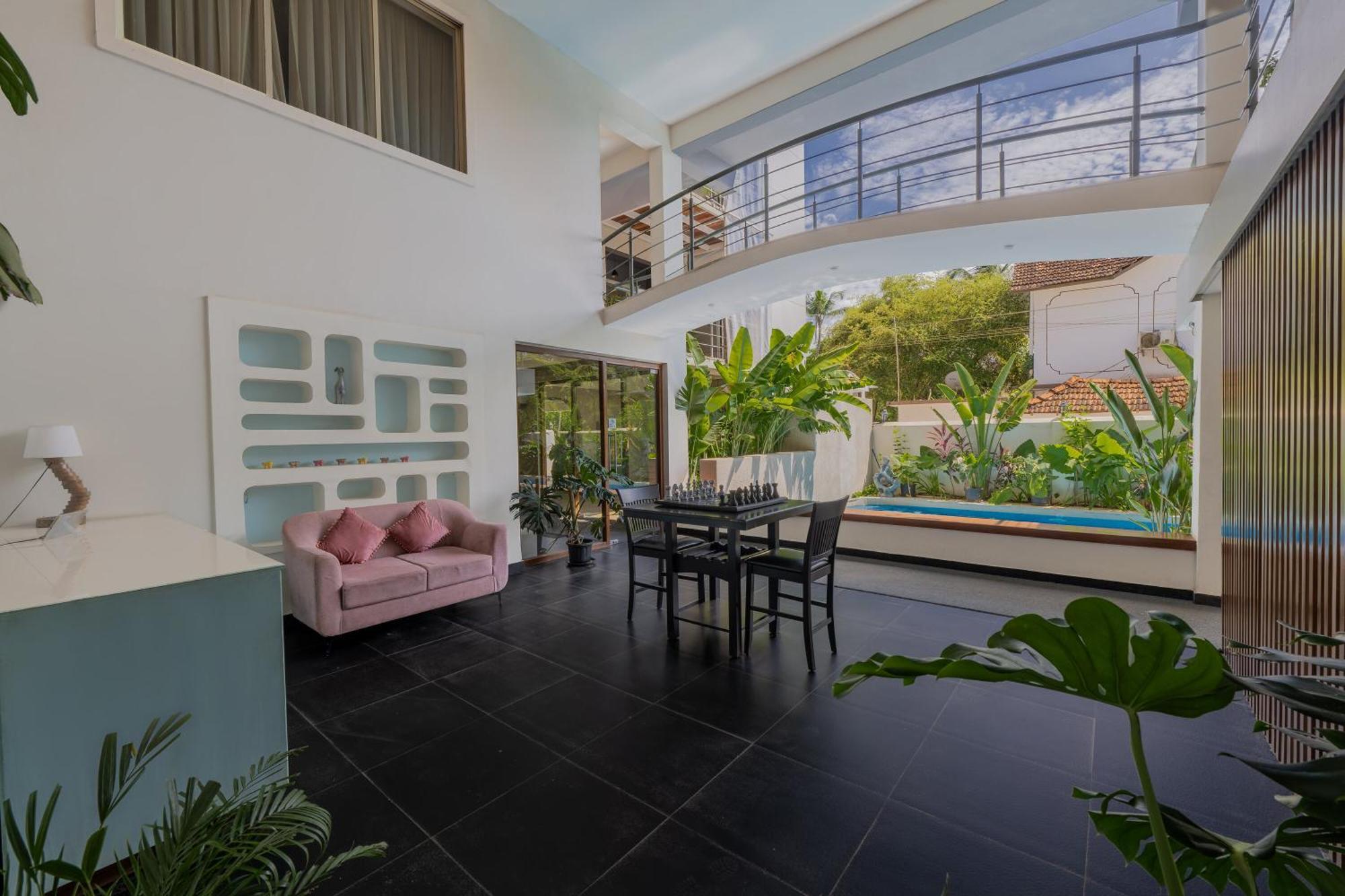 Echor Samara Morjim Goa Sea View Restro Hotell Exteriör bild